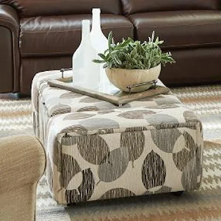 Depot Storage Ottoman with Casters